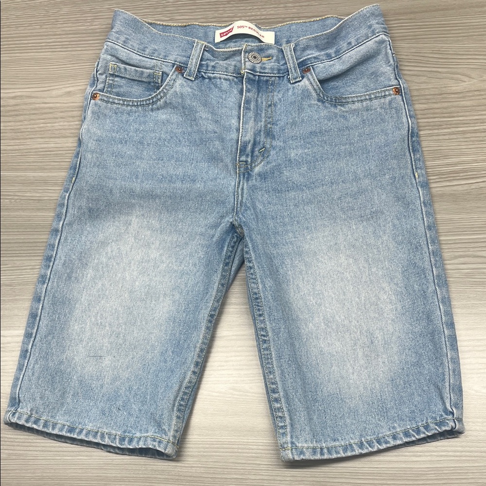 Levi's Light Blue Jean Shorts